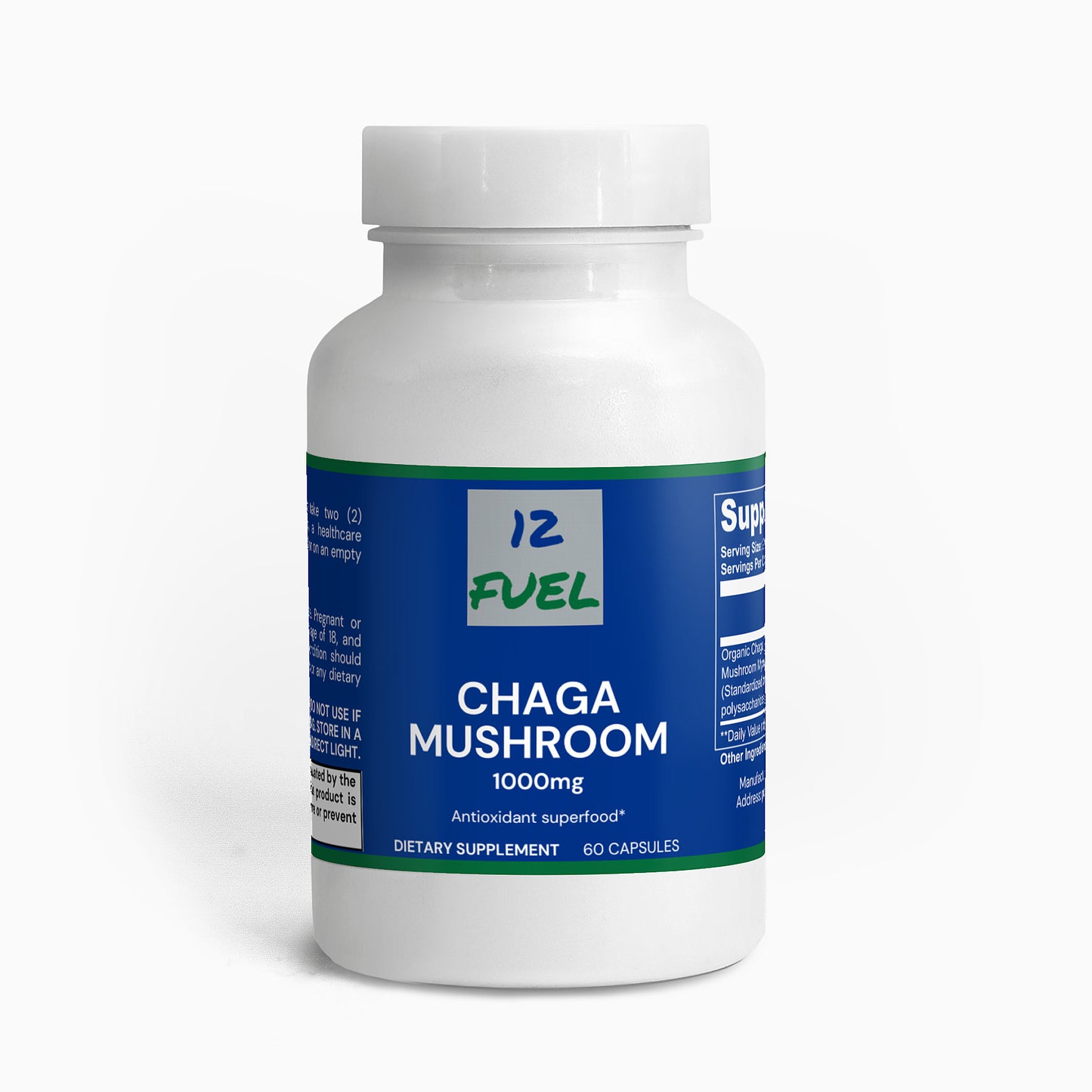 Chaga Mushroom Capsules for Daily Immune and Gut Support