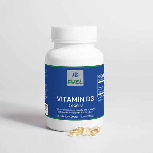Vitamin D3 2,000 IU — Daily Bone & Muscle Support (100 softgels)