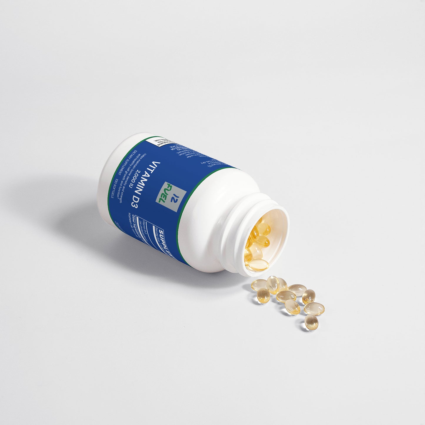 Vitamin D3 2,000 IU — Daily Bone & Muscle Support (100 softgels)