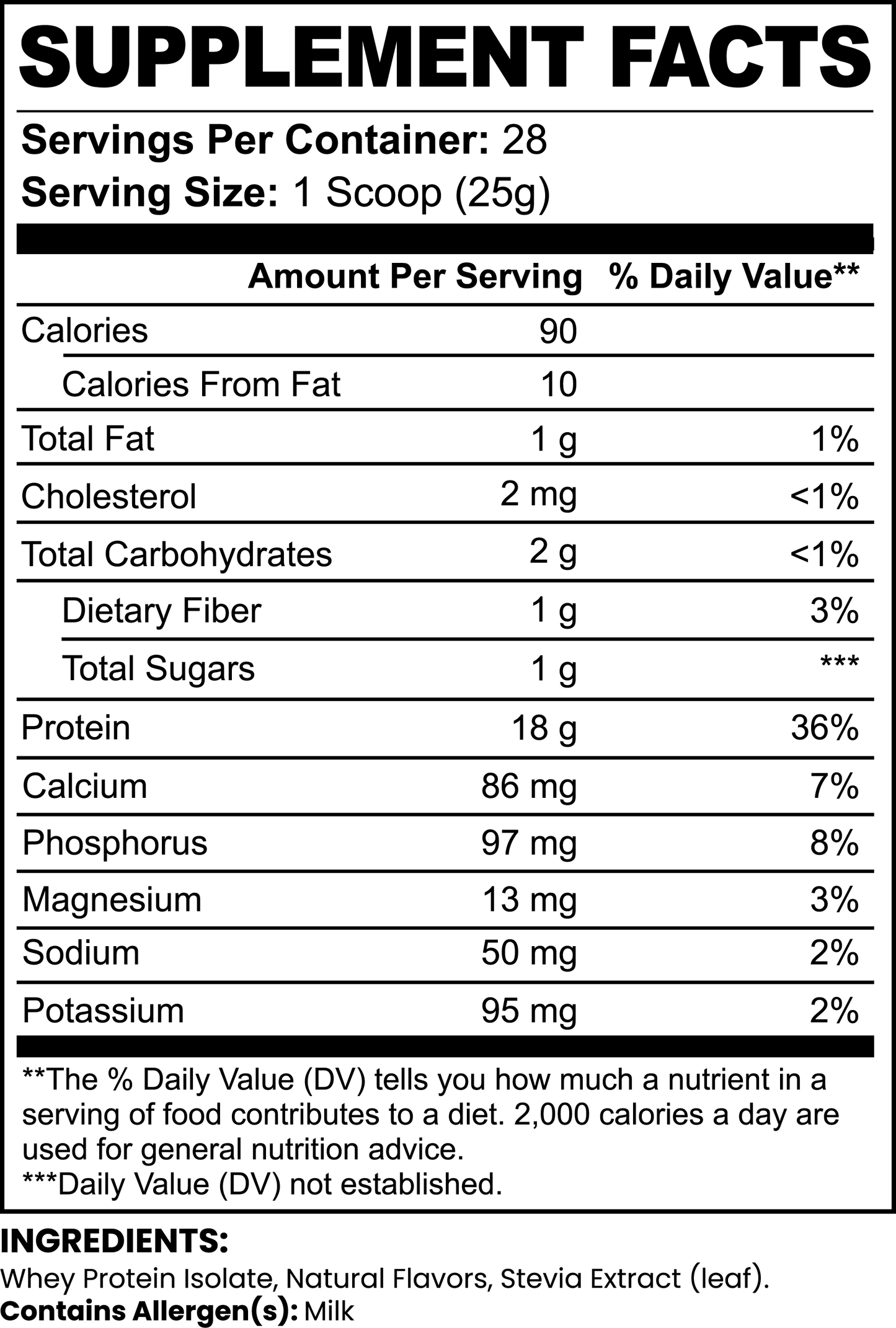 Pure3 100% Whey Protein Isolate Chocolate